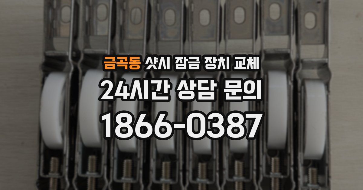 금곡동 샷시 잠금 장치 교체