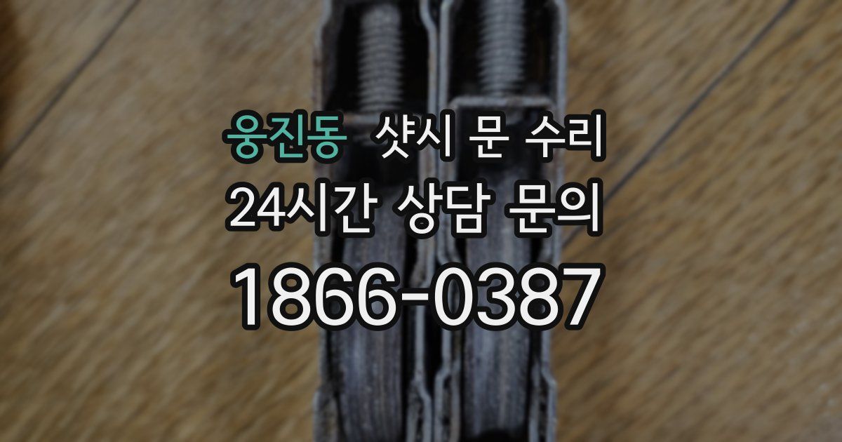 웅진동 샷시 문 수리