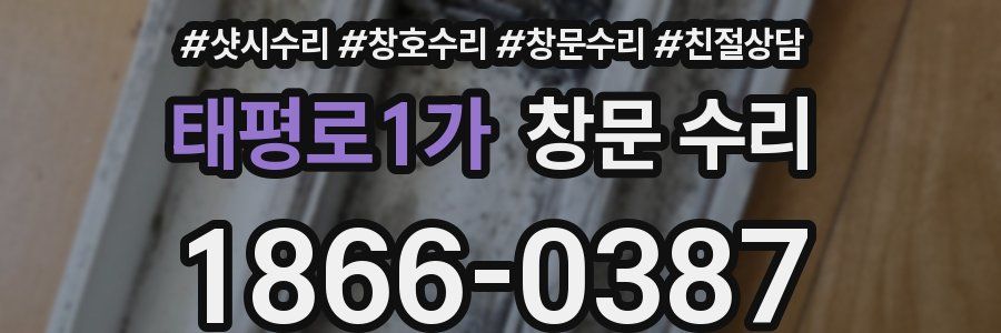 태평로1가 창문 수리