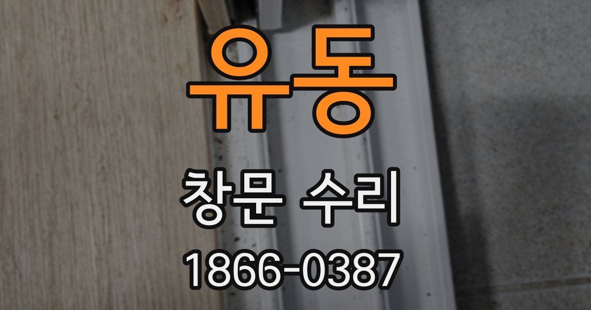 유동 창문 수리