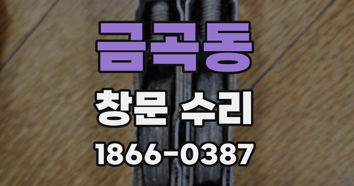 금곡동 창문 수리