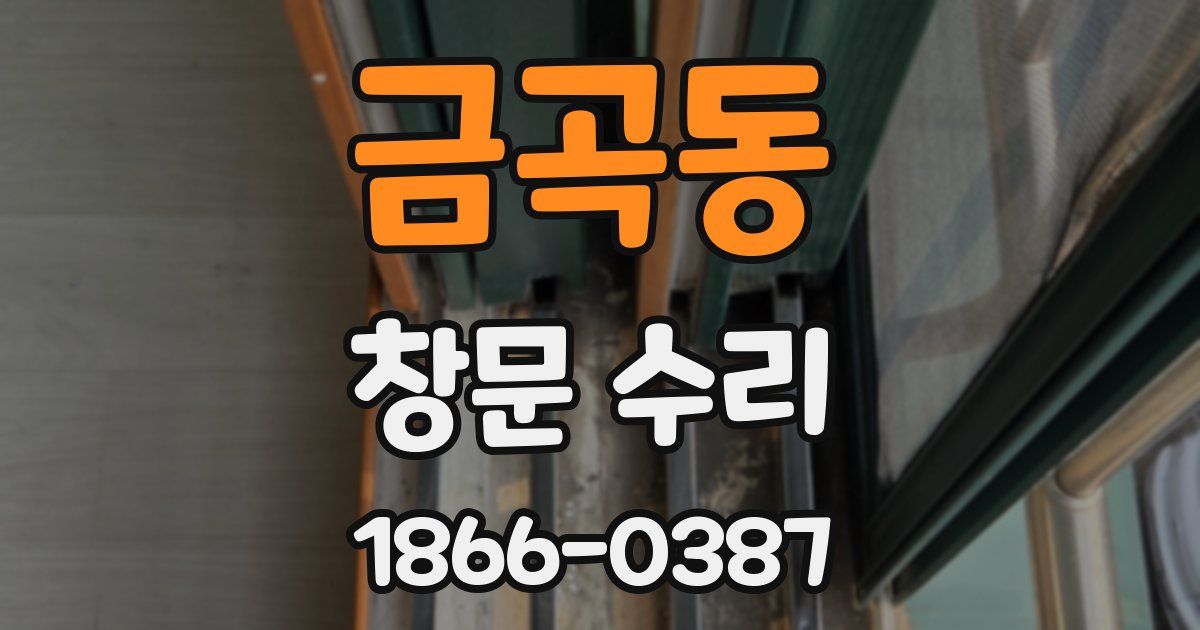 금곡동 창문 수리
