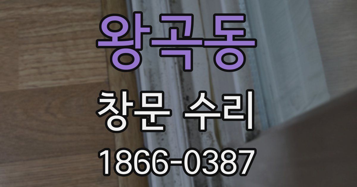 왕곡동 창문 수리
