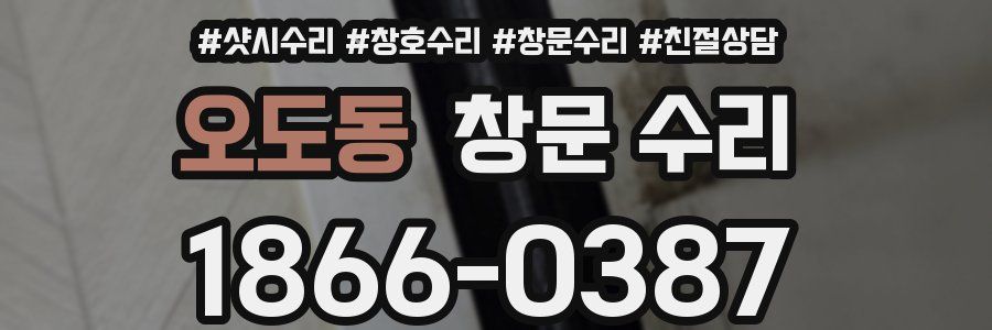 오도동 창문 수리