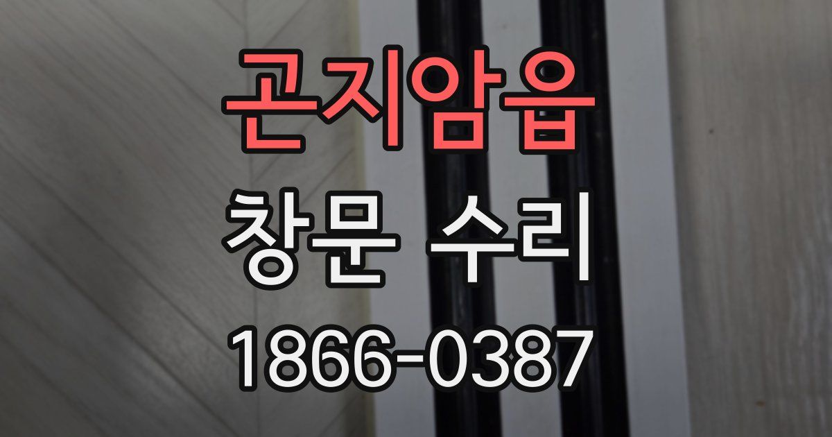 곤지암읍 창문 수리