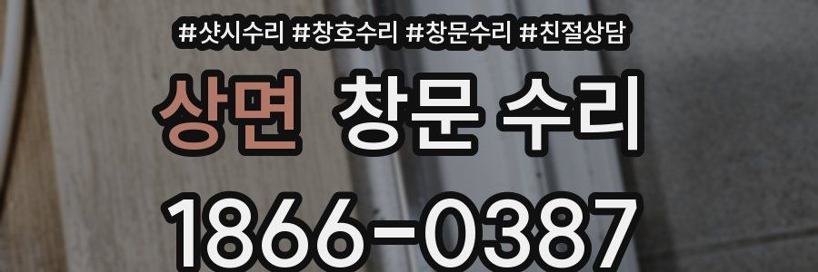 상면 창문 수리
