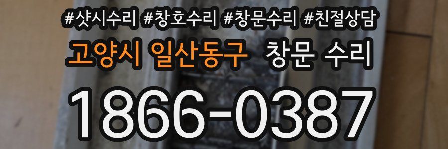 고양시 일산동구 창문 수리