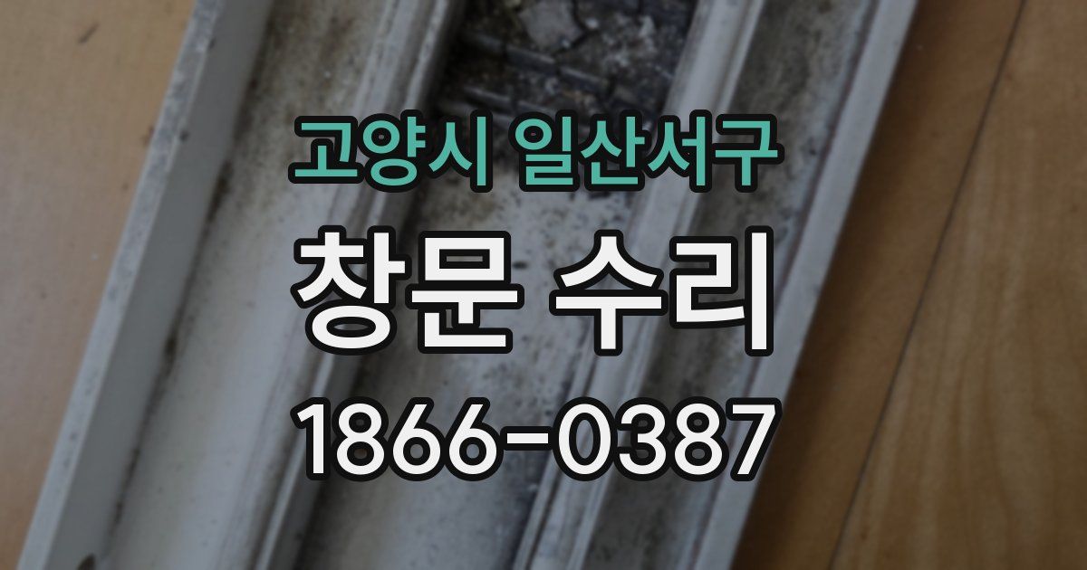 고양시 일산서구 창문 수리