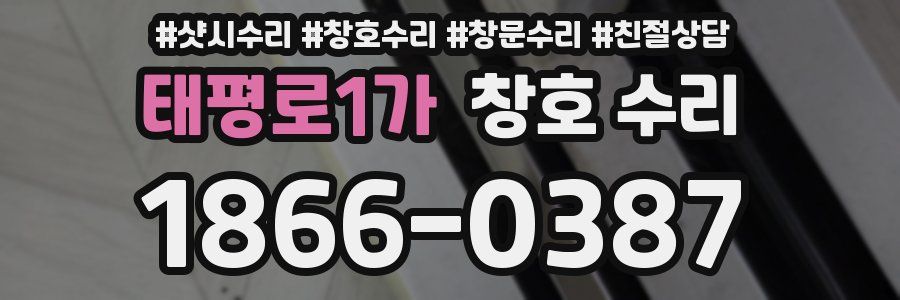 태평로1가 창호 수리