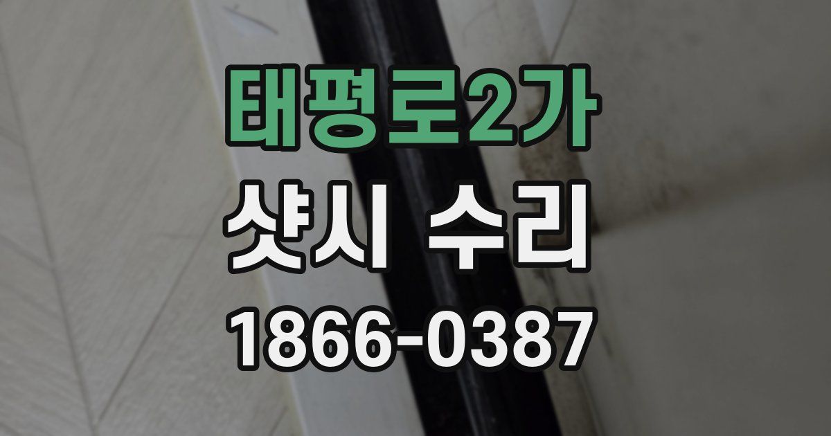 태평로2가 샷시 수리