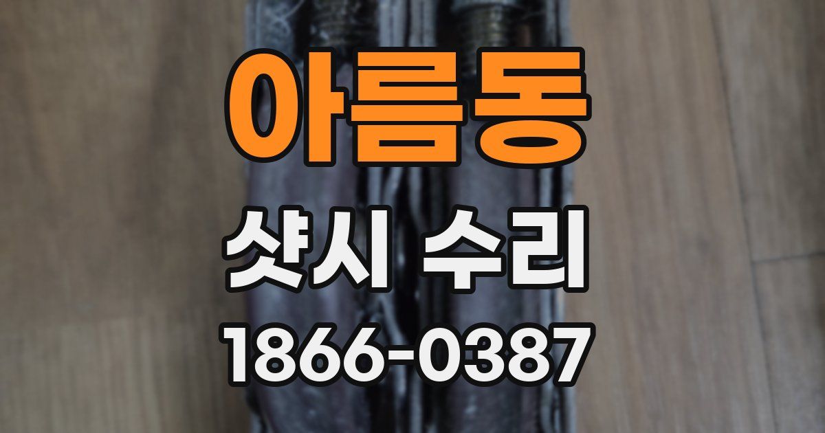 아름동 샷시 수리