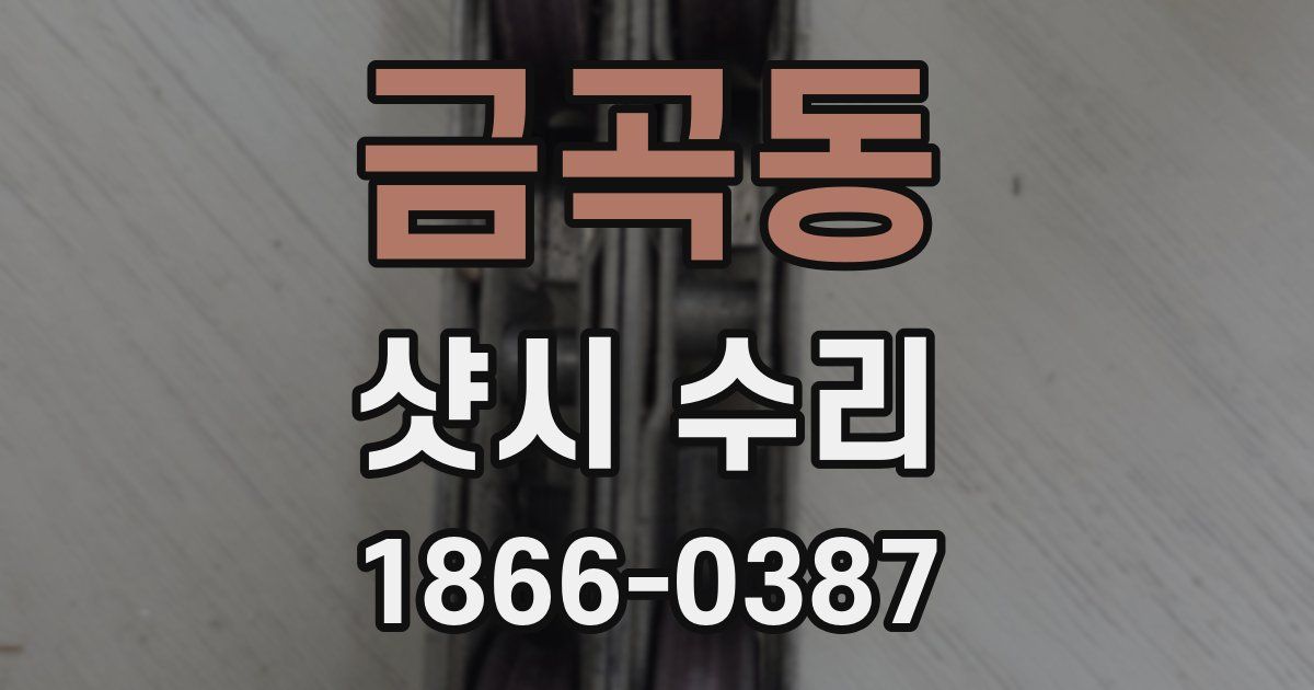 금곡동 샷시 수리