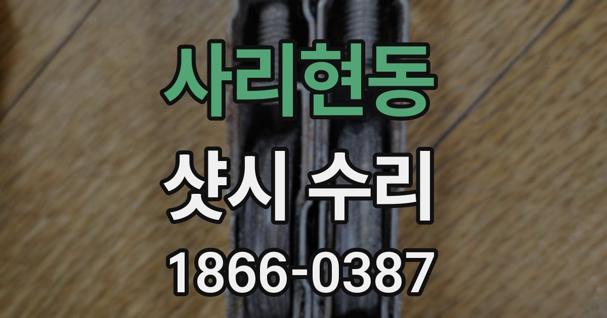 사리현동 샷시 수리