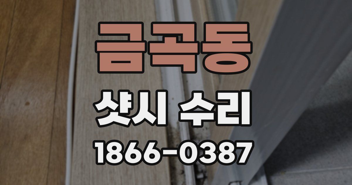 금곡동 샷시 수리