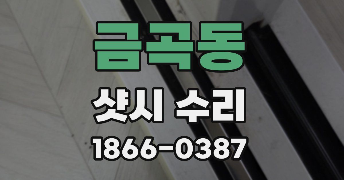 금곡동 샷시 수리