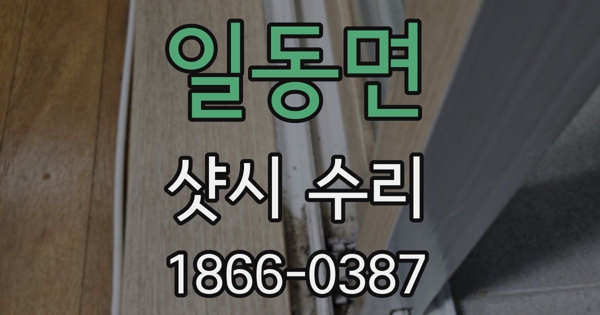 일동면 샷시 수리