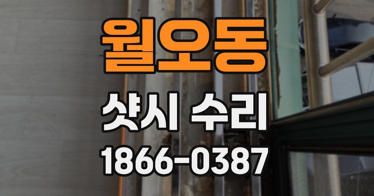 월오동 샷시 수리