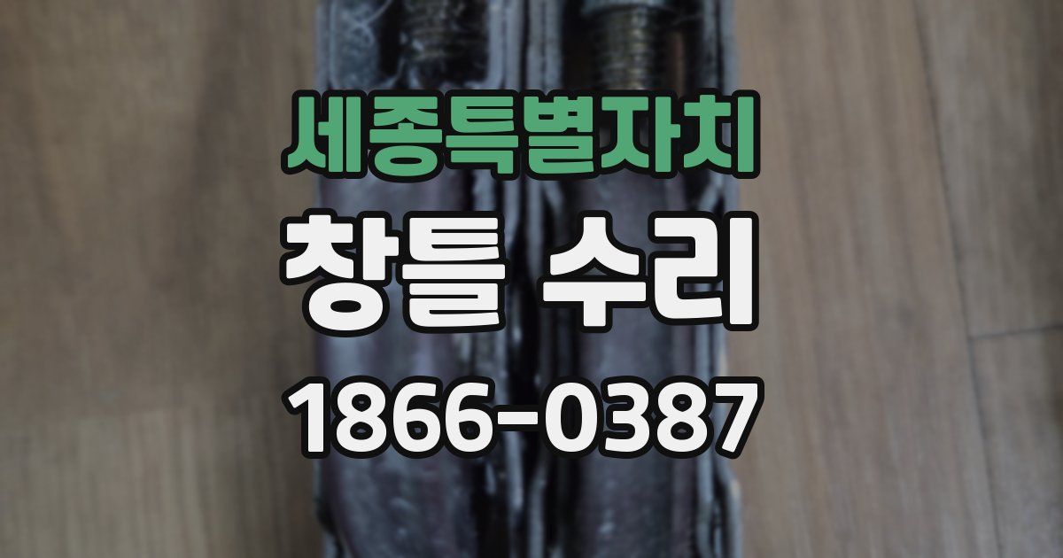 세종특별자치 창틀 수리