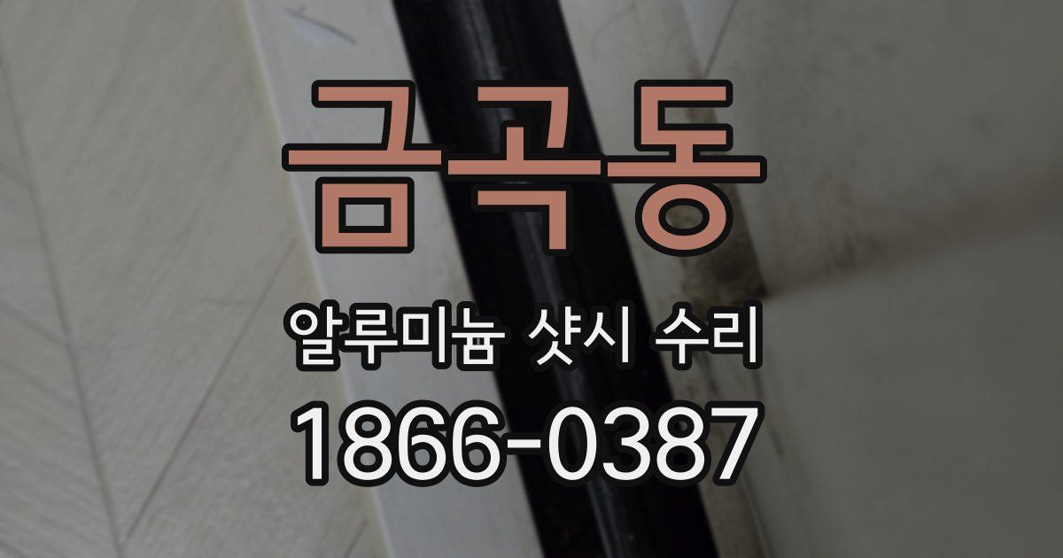 금곡동 알루미늄 샷시 수리