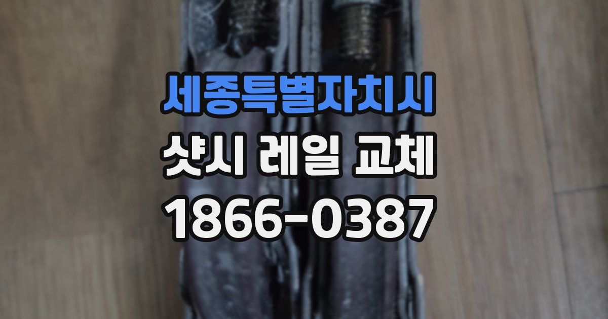 세종특별자치시 샷시 레일 교체