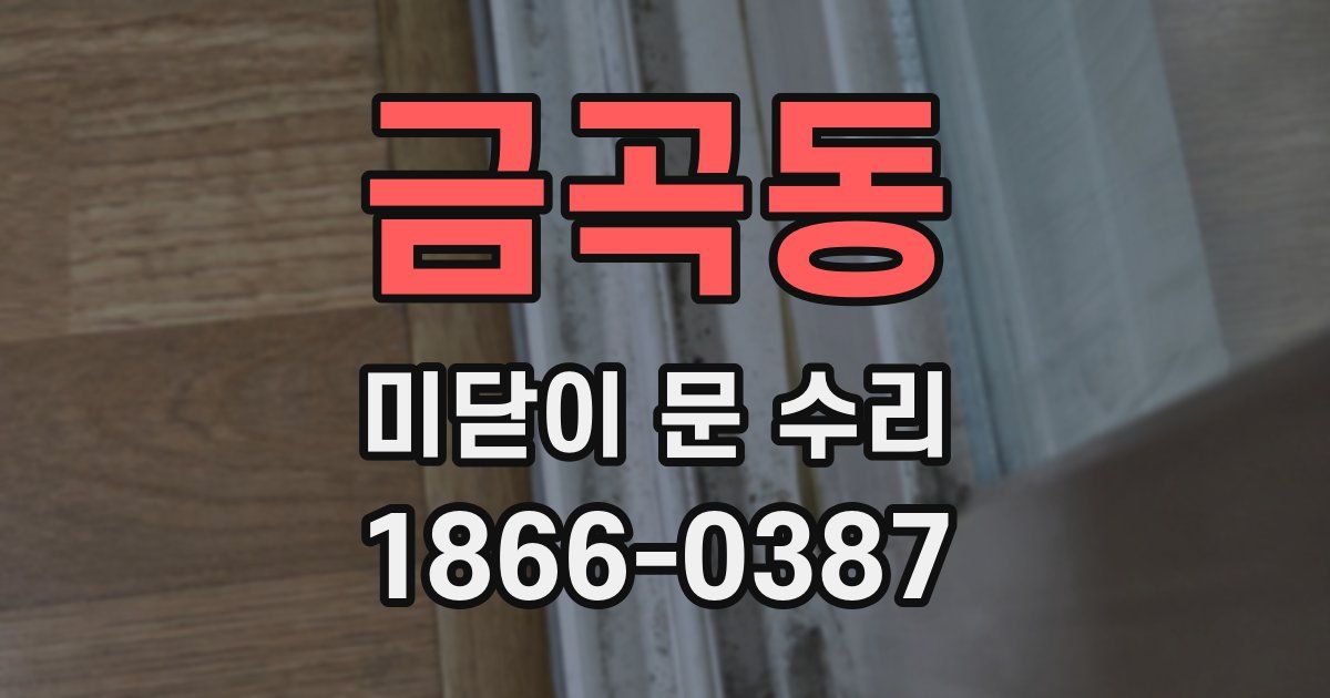 금곡동 미닫이 문 수리