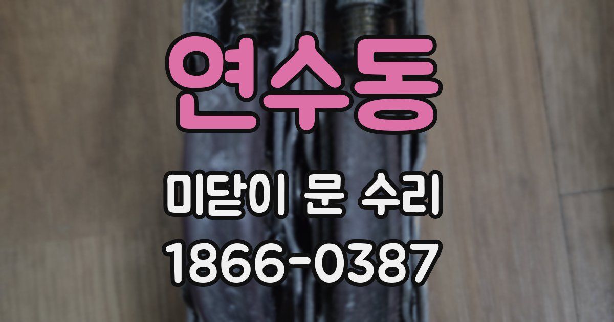 연수동 미닫이 문 수리