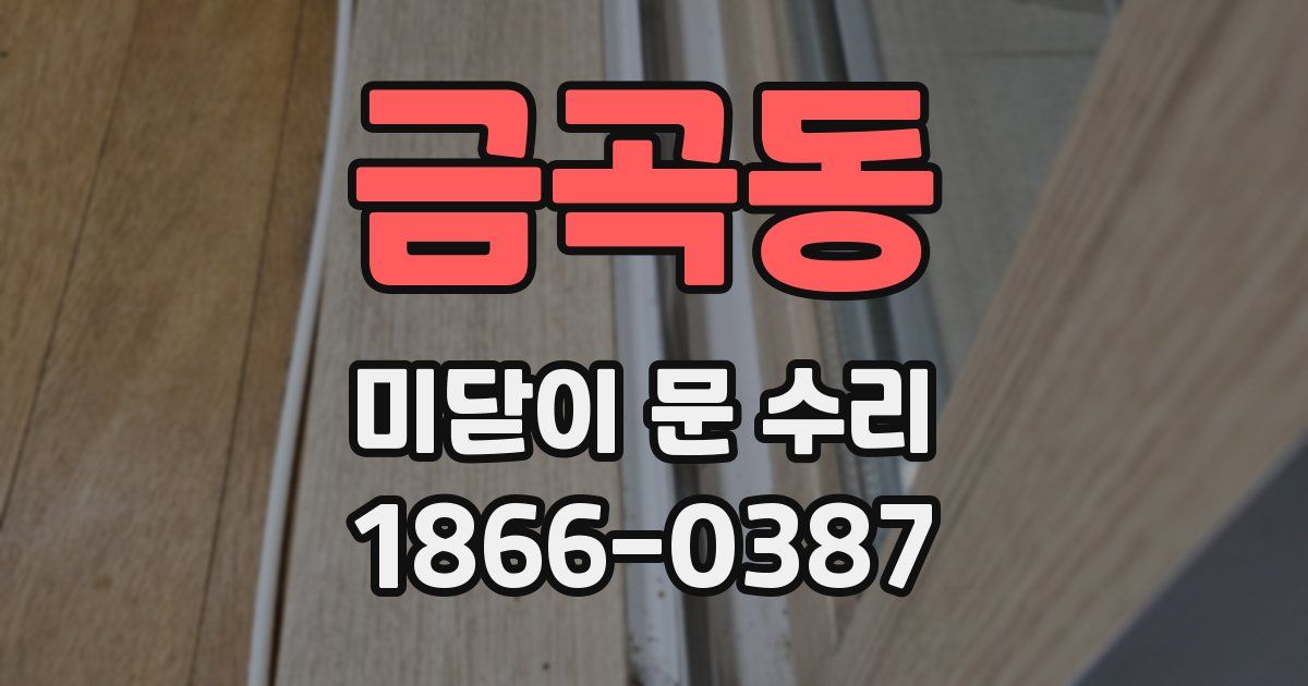 금곡동 미닫이 문 수리