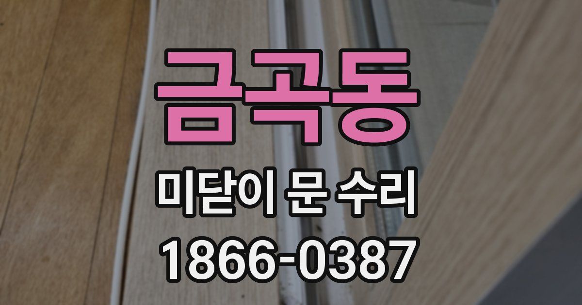 금곡동 미닫이 문 수리