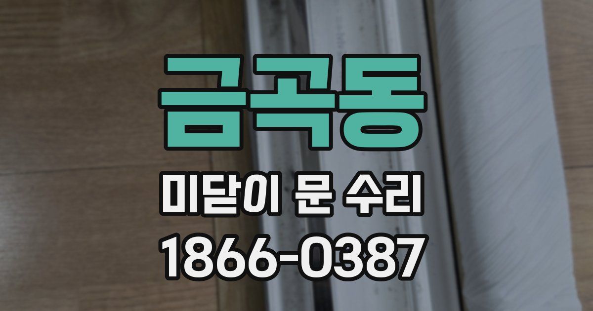 금곡동 미닫이 문 수리