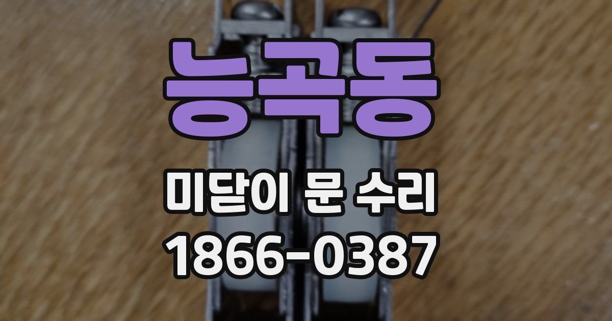 능곡동 미닫이 문 수리