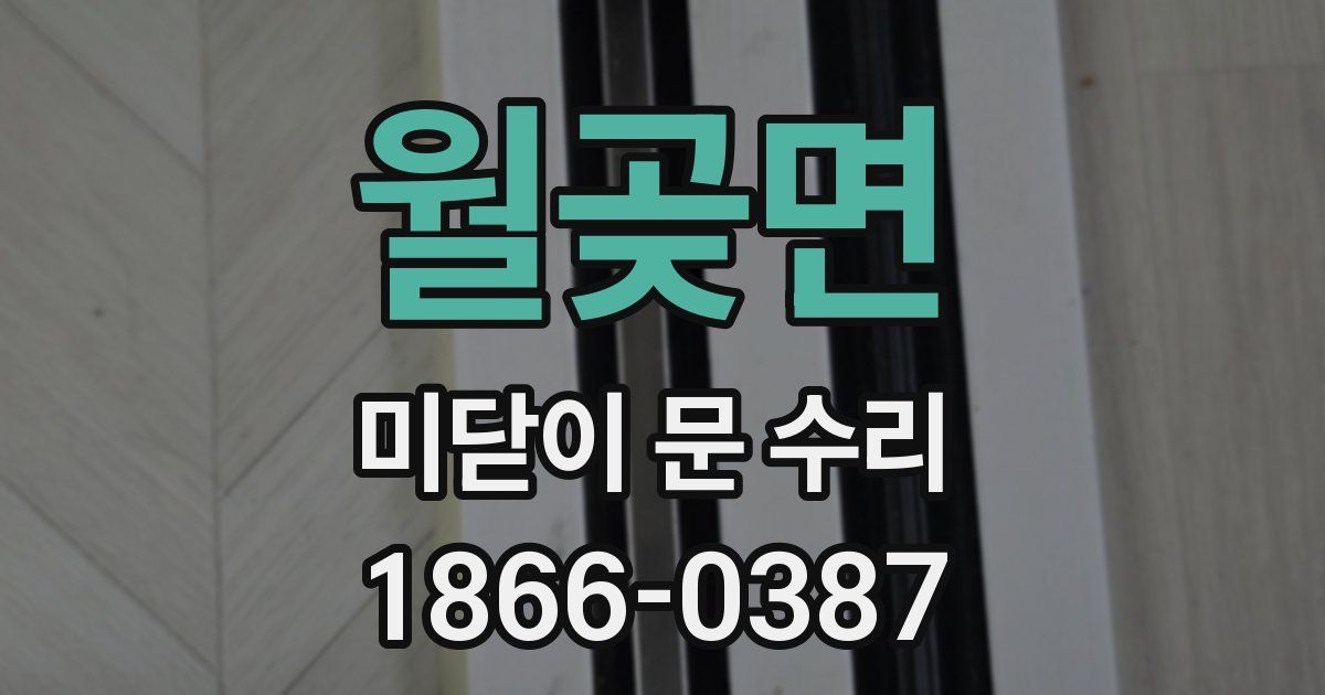 월곶면 미닫이 문 수리