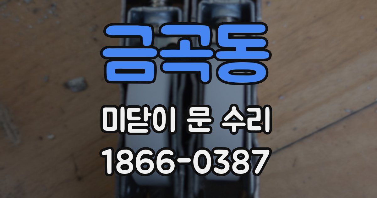 금곡동 미닫이 문 수리