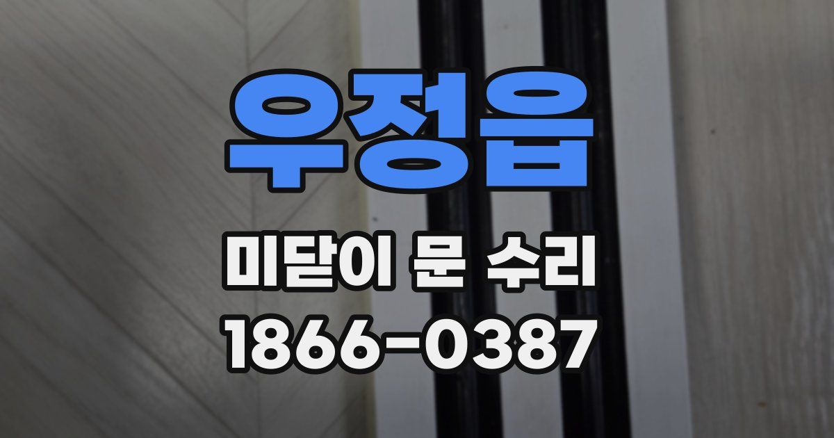 우정읍 미닫이 문 수리