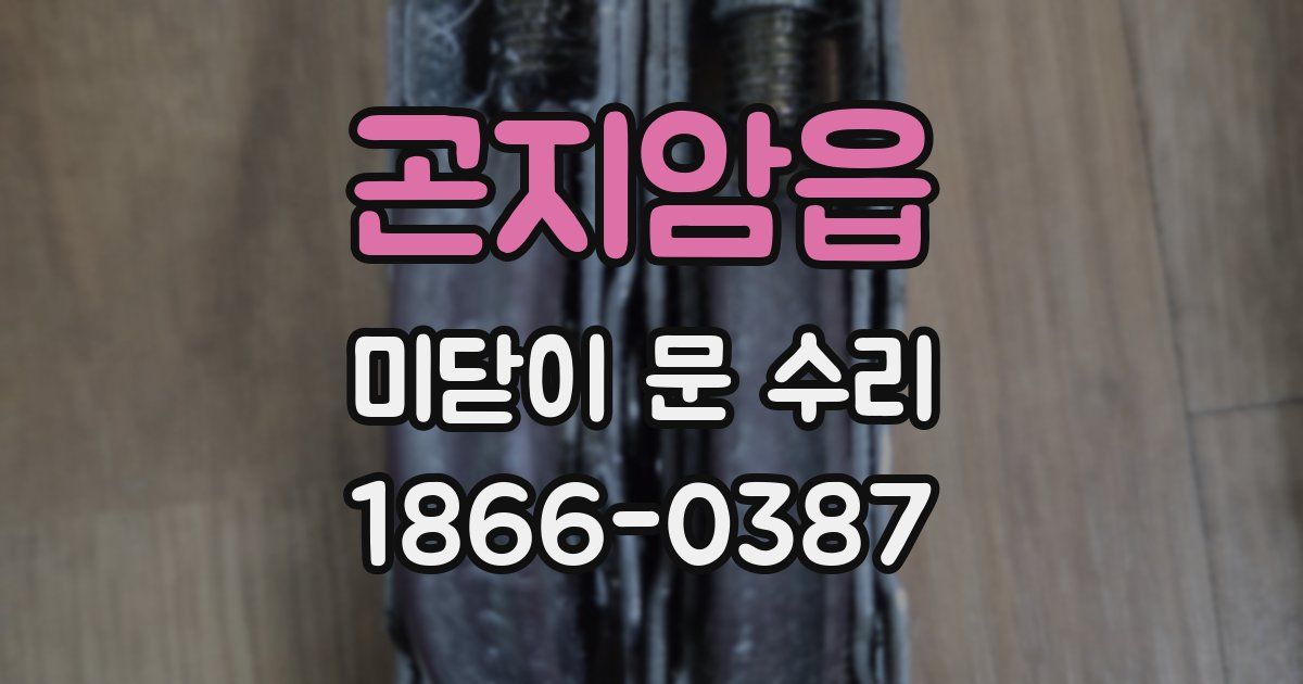 곤지암읍 미닫이 문 수리