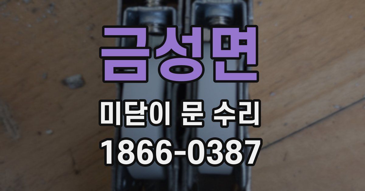 금성면 미닫이 문 수리
