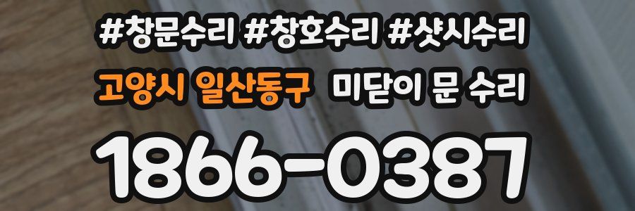 고양시 일산동구 미닫이 문 수리