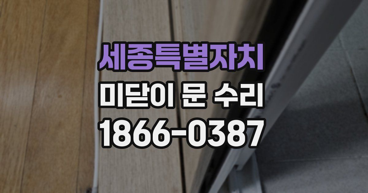 세종특별자치 미닫이 문 수리