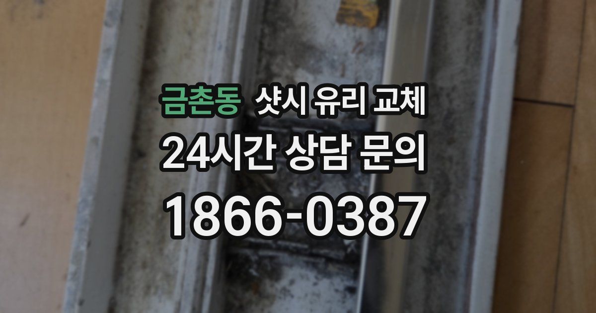 금촌동 샷시 유리 교체