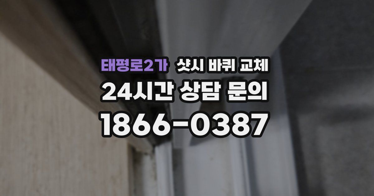 태평로2가 샷시 바퀴 교체