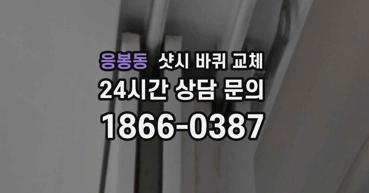 응봉동 샷시 바퀴 교체