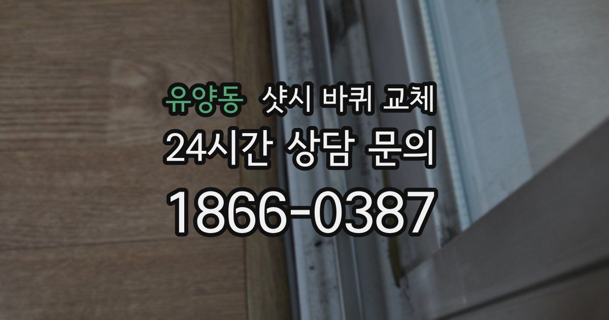 유양동 샷시 바퀴 교체