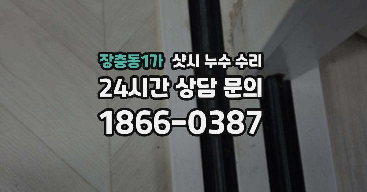 장충동1가 샷시 누수 수리