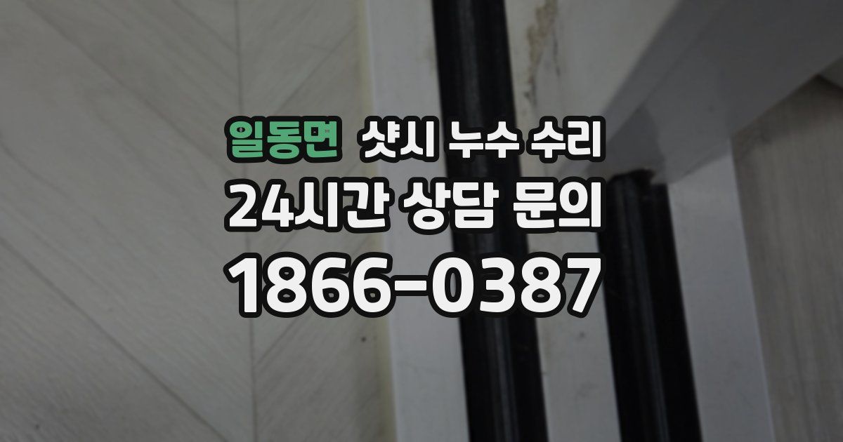 일동면 샷시 누수 수리