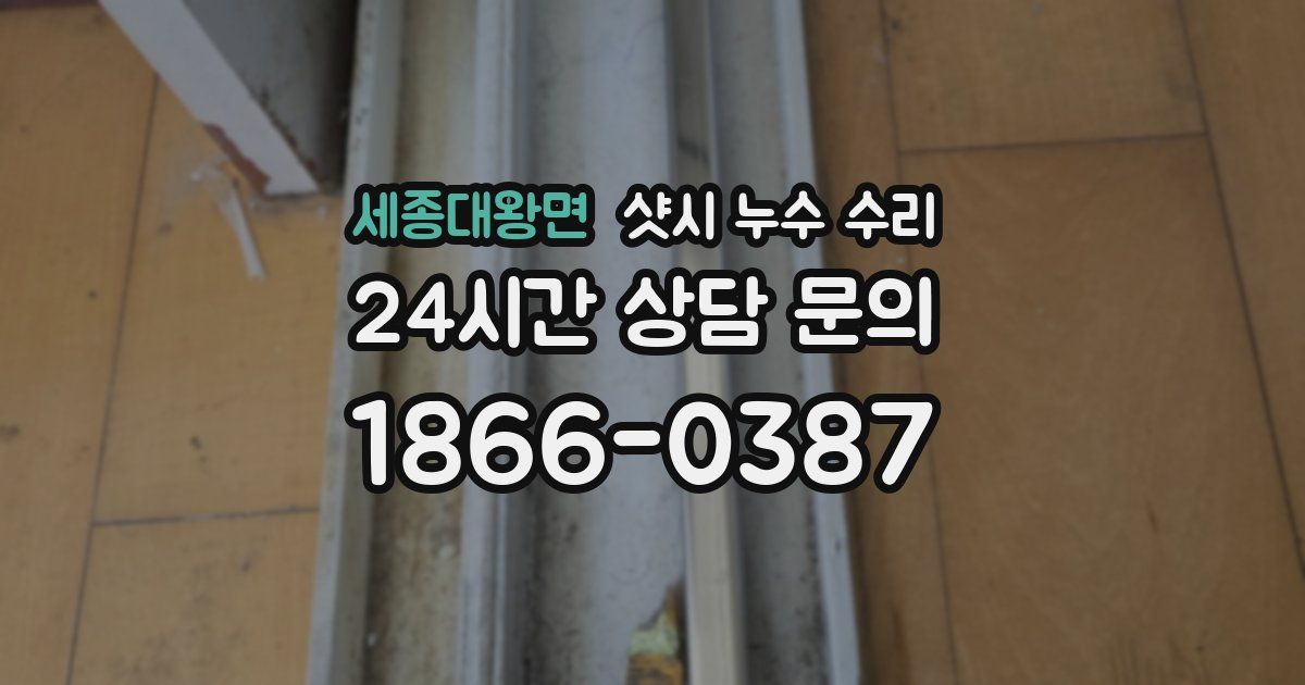 세종대왕면 샷시 누수 수리
