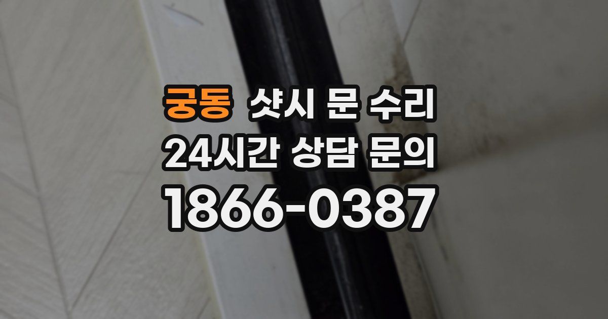 궁동 샷시 문 수리