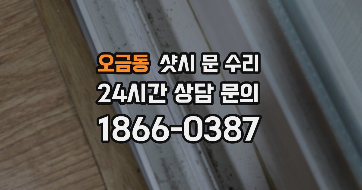 오금동 샷시 문 수리