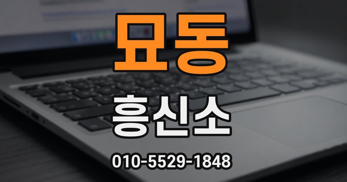 묘동 흥신소