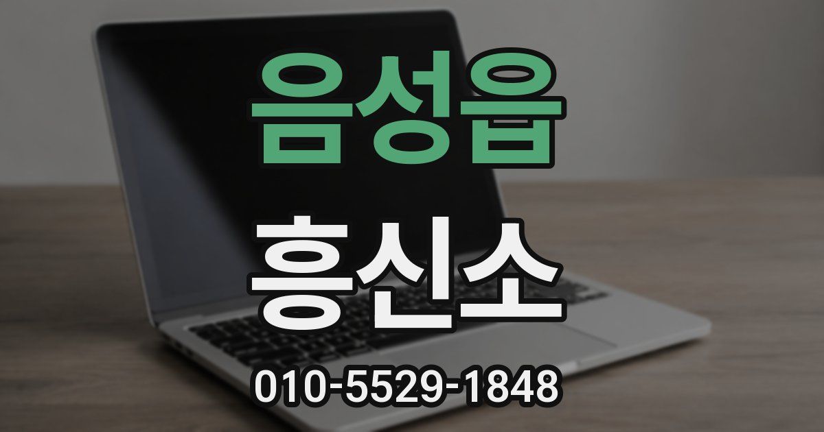 음성읍 흥신소