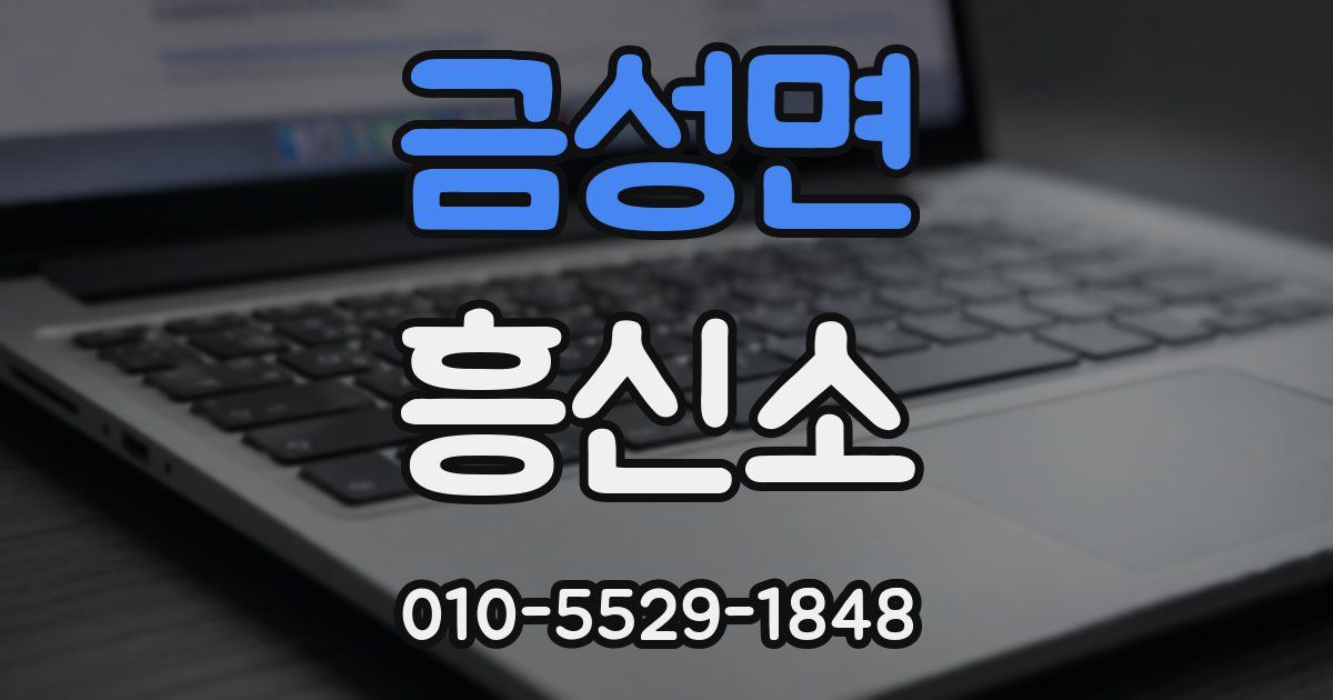 금성면 흥신소