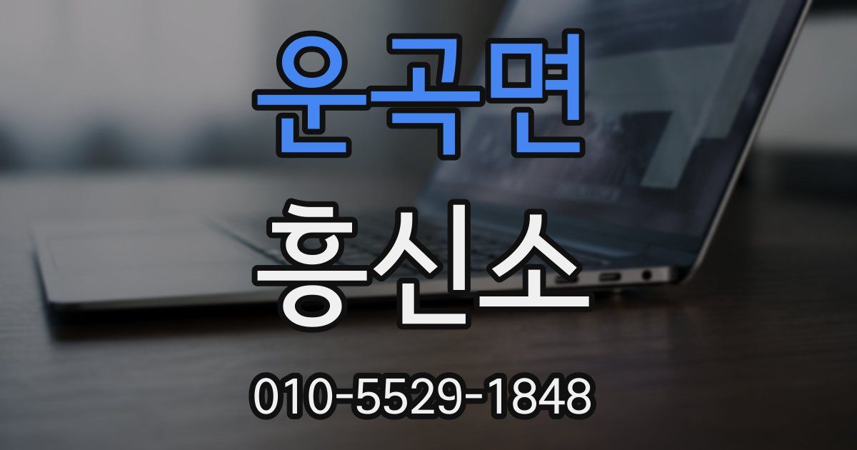 운곡면 흥신소